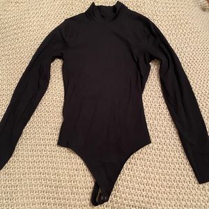 Abercrombie long sleeve bodysuit - black XS
